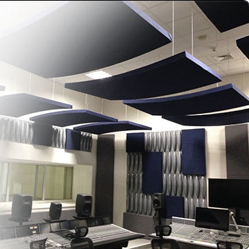 Подвесной потолок из гипса - MELLOWCLOUD® DIF - Jocavi - Acoustic Panels, Lda - из панелей / для конференц-зала / для интерьера