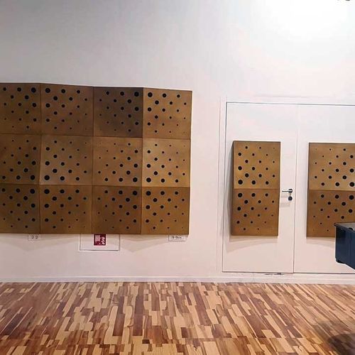 Акустическая панель для стены - WOODFOIL® AB - Jocavi - Acoustic Panels, Lda - из фанеры / из березы / квадратная