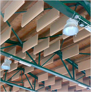 Акустический баффл из меламина - WIDEBAFFLE® - Jocavi - Acoustic Panels, Lda - подвесной / настенный / прямоугольный