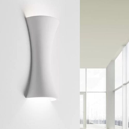 Современный настенный светильник - PALE  - URBAN - для интерьера / из гипса / LED