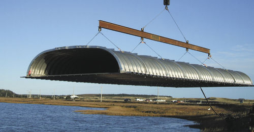 Волнистое листовое железо - STRUCTURAL PLATE - Armtec - изогнутое / из алюминия / для строительства моста