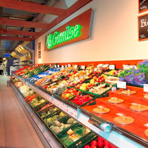 Стеллаж для торговли - MARCHÉ  - Otto Kind GmbH & Co. KG - для фруктов и овощей / металлический