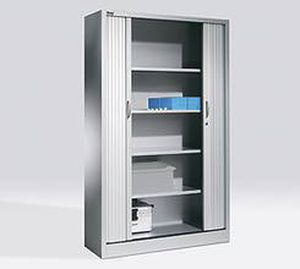 Высокий шкаф для папок - Otto Kind GmbH & Co. KG - металлический / со шторой / современный
