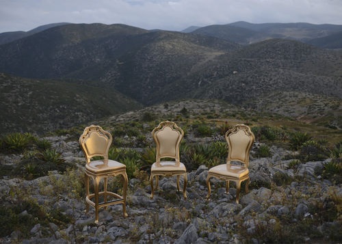 Cтул новое барокко - 761P  - POL ART - для интерьера / из ткани / из кожи