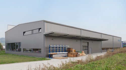 Сборное здание - 091 - HALTEC - из стали / металлический каркас / для промышленного применения