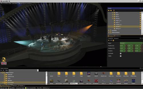 Программное обеспечение для управления освещением - GRANDMA 3D - MA Lighting - для стальной конструкции / 2D