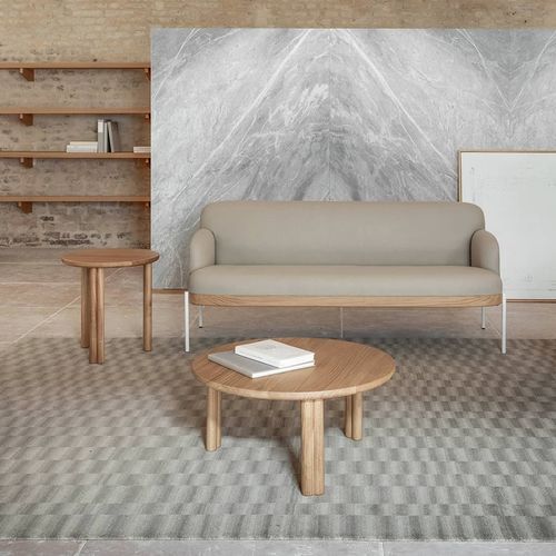 Современный диван - ABISKO - True Design srl - из ткани / с подлокотниками / серый