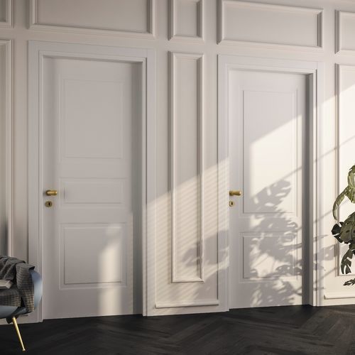 Дверь для интерьера - LUCY - FBP PORTE - из дерева / створчатая / классическая