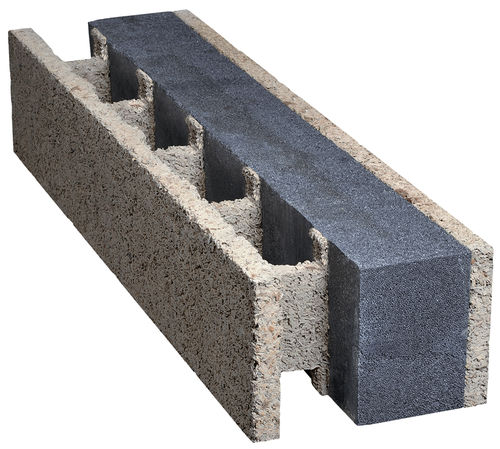 Блок для обшивки из деревобетона - SILVER - isospan Baustoffwerk GmbH - для пассивного дома / для внешней несущей стены / для зданий