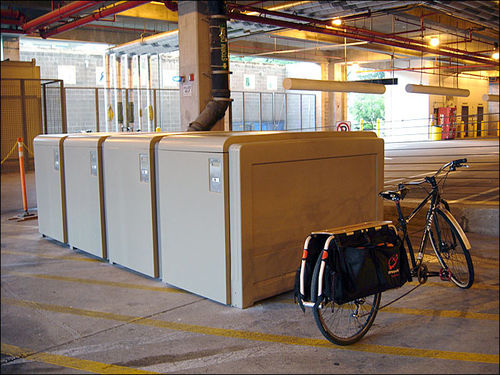 Защищенный навес для велосипедов - EXTENSION LOCKER - CycleSafe - для общественных мест / для городских зон