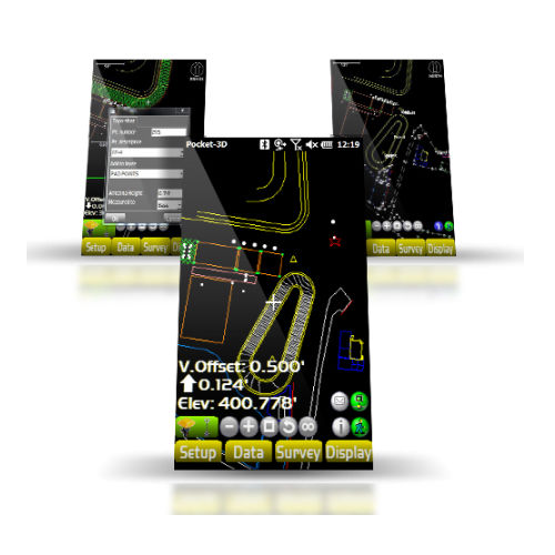 Программное обеспечение для управления строительной площадкой - POCKET 3D - Topcon Positioning Systems Inc - для расчетов / для анализа / 3D