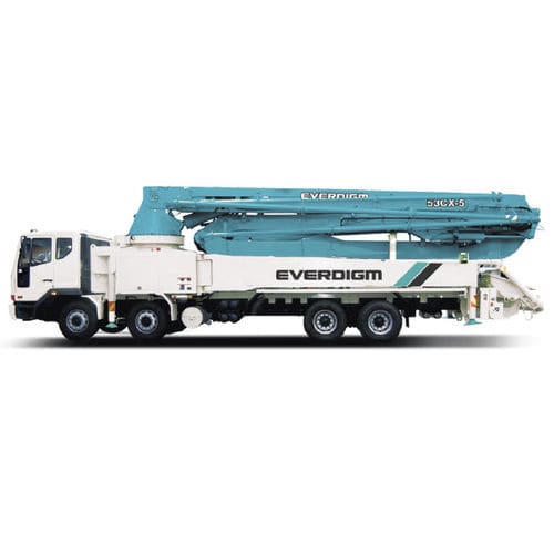Мобильный бетононасос - ECP53CX-5 - Everdigm Corp - на грузовике