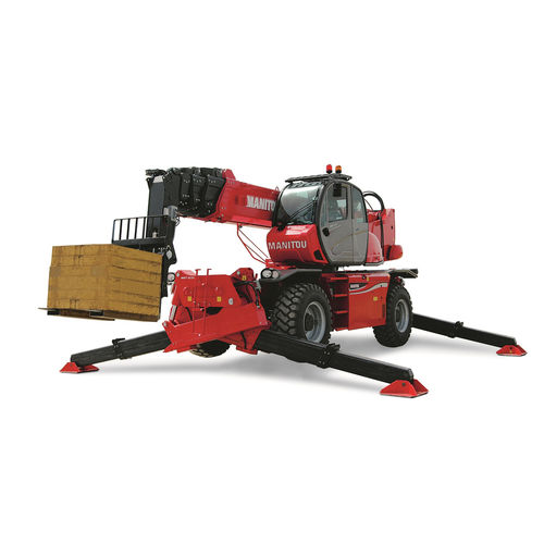 Телескопическая подъемная тележка для подъема - MRT 3255 PRIVILEGE PLUS - Manitou America's, Inc. - Tier 4 / для строительства / ротационная