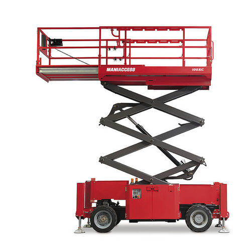 Подъемная рабочая платформа - 100 SC - Manitou America's, Inc.