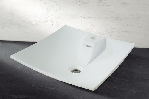 Настольная раковина - RIALTO  - DECOTEC - из Solid Surface / из полимера / квадратная