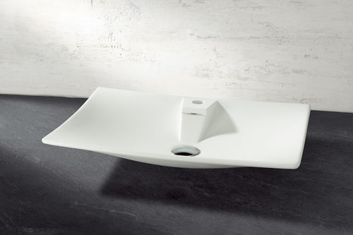 Настольная раковина - RIALTO - DECOTEC - из Solid Surface / из полимера / матовая отделка