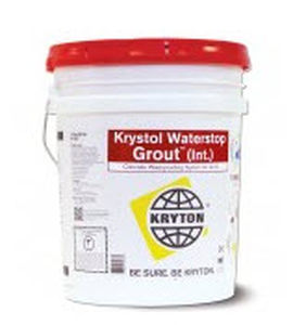 Жидкая гидроизоляция из цемента - KRYSTOL WATERSTOP GROUT™ (INTERNAL) - Kryton International, Inc.