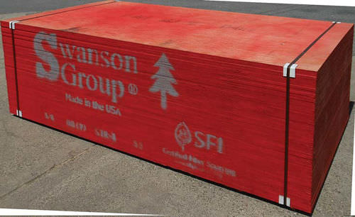 Опалубочная доска из фанеры - TRUPOUR BBOES - Swanson Group Inc.