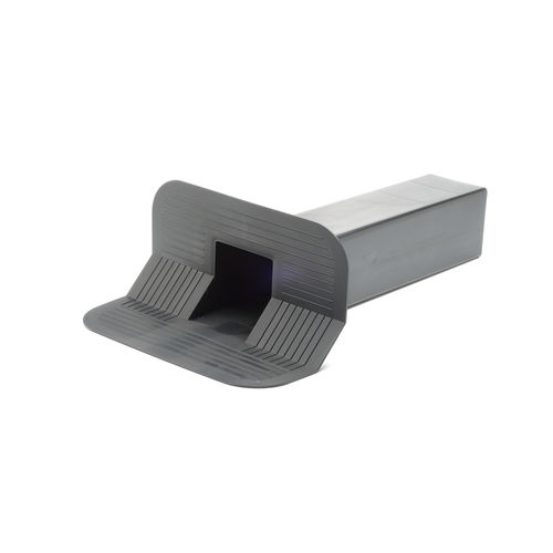 Сливной шланг из TPE - L 427 - 45&deg; RIBBED FLANGE - IMPERTEK Srl - угловой