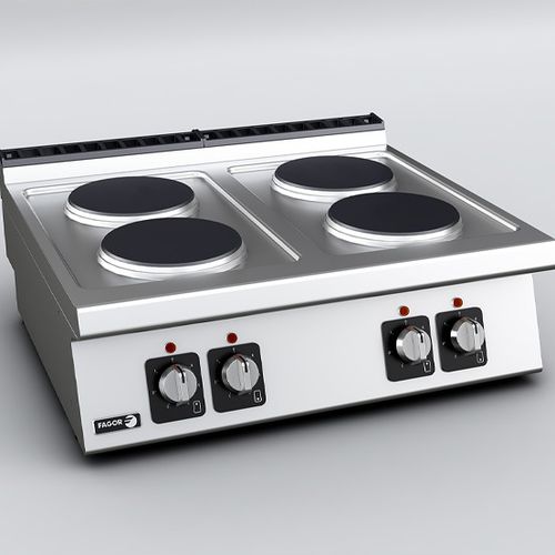 Электрическая варочная панель - CE7  - FAGOR INDUSTRIAL - для профессионального использования / 2 конфорки / настольная