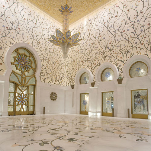 Плитка из мрамора - SHEIKH ZAYED BIN SULTAN AL NAHYAN MOSQUE - BUDRI - рельефная / 3D / для интерьера
