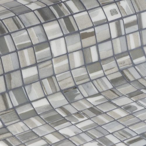 Мозаика из стекла - LAYERS 25 - EZARRI MOSAICO - текстурированная / для интерьера / для наружного применения