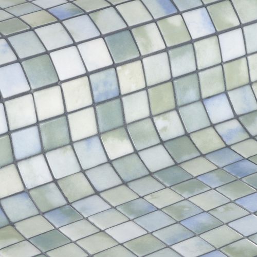 Мозаика из стекла - FLUID 25 - EZARRI MOSAICO - матовая / для наружного применения / для бассейна