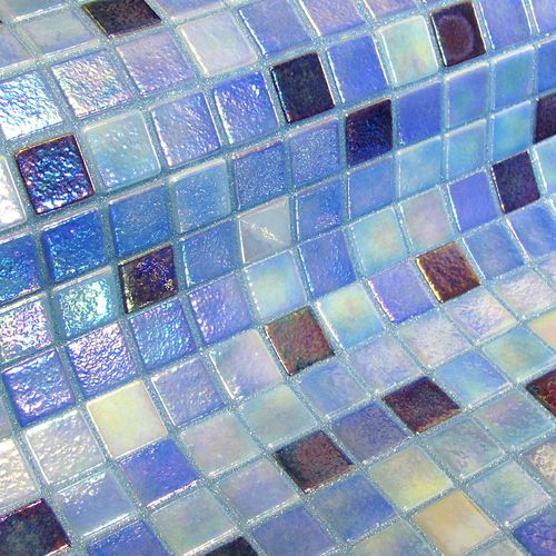 Мозаика из стекла - DELPHINUS 25 - EZARRI MOSAICO - блестящая / для интерьера / для наружного применения