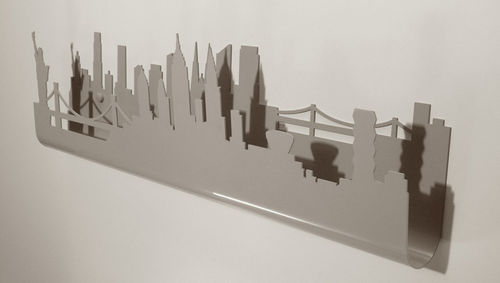 Настенная вешалка для верхней одежды - SKYLINE NY - Utoopic - современная / из металла