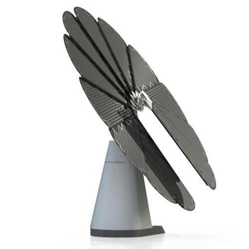 Станция подзарядки для электромобиля - EV - smartflower - на солнечной батарее