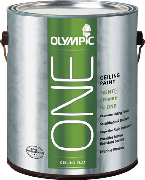 Декоративная краска - OLYMPIC® ONE  - OLYMPIC - для потолков / с низким содержанием летучих органических соединений
