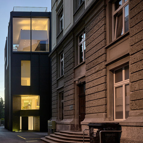 Панельная облицовка фасада - RUDOLFSTRASSE - AIR-LUX - из листового металла / вертикальная / матовая