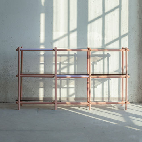 Модульный стеллаж - Angled Cabinet - VIJ5 - современный / из дерева / из алюминия