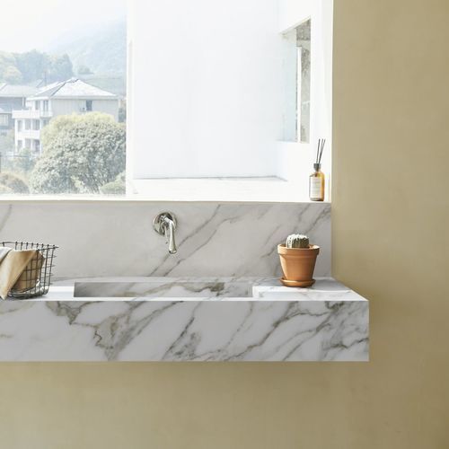Декоративная панель для мебели - Calacatta Royale - NEOLITH - для ванной комнаты / для кухни / настенная