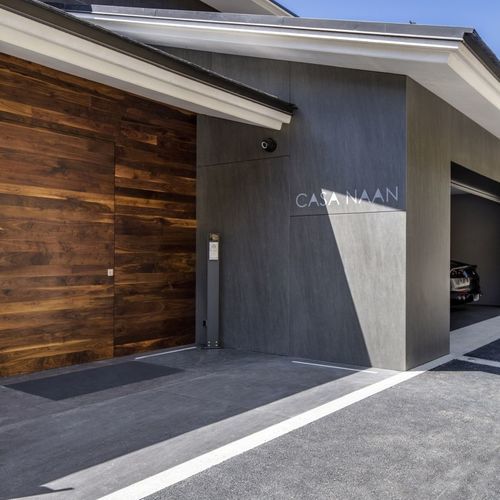 Плита из камня из спеченного камня - Basalt Grey - NEOLITH - для фасада / для напольной поверхности / настенная