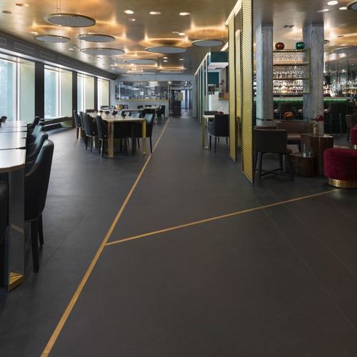 Декоративная панель для настила - Nero Zimbabwe - NEOLITH - для мебели / для напольной поверхности / для фасада