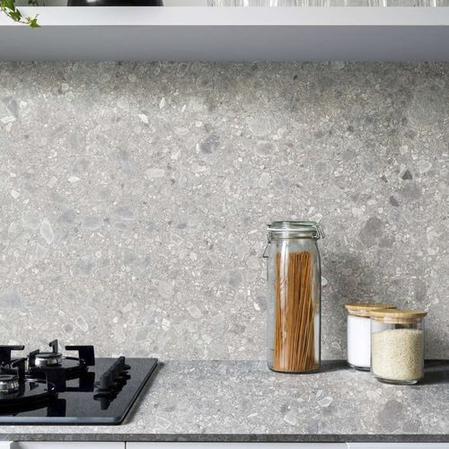 Декоративная панель для мебели - Terrazo Ceppo - NEOLITH - для ванной комнаты / для кухни / настенная