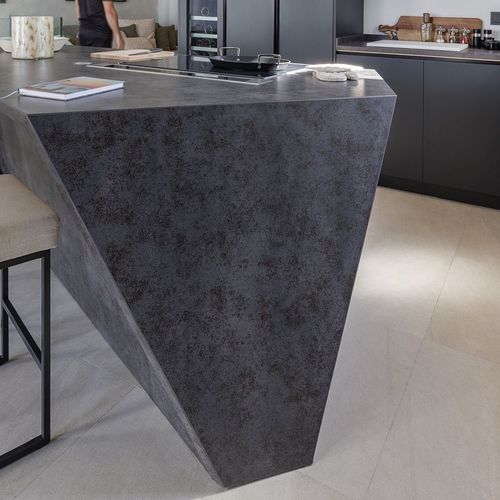 Декоративная панель для настила - Iron Grey - NEOLITH - настенная / для мебели / для кухни