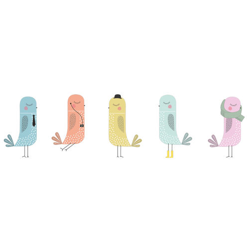 Декоративный стикер - BIRDS - Lagrama