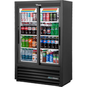 Холодильник с двойной дверью - GDM-33SSL-56-HC-LD - True Food International - для профессионального использования / отдельно стоящий / черный