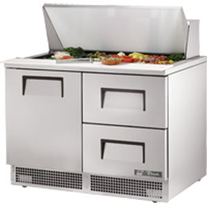 Разделочный стол из нержавеющей стали - TFP-48-18M-D-2 - True Food International - из стали / из штукатурки / из полиэтилена