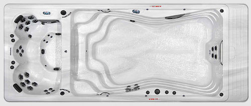 Встраиваемый плавательный спа-бассейн - H2X TRAINER 19 DEEP - MASTER SPAS - прямоугольный / не определено / для бытового использования