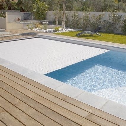 Покрытие для бассейна с планками - ROUSSILLON - ASTRALPOOL - автоматическое / для обеспечения безопасности / с солнечным коллектором