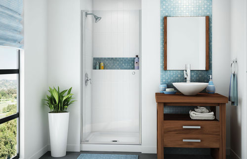 Квадратный душевой поддон - SPL - MAAX bathroom - встраиваемый / из стекловолокна