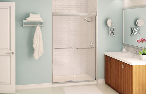 Раздвижная перегородка для душа - AURA - MAAX bathroom - в форме ниши