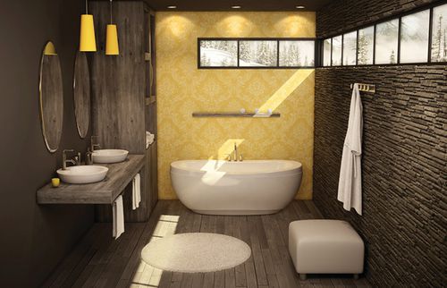 Овальная ванна - REVERIE F - MAAX bathroom - островная / из акрила / белая