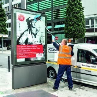 Встраиваемое информационное табло - JCDecaux - Mobilier Urbain - фиксированное / городское / для рабочего пространства