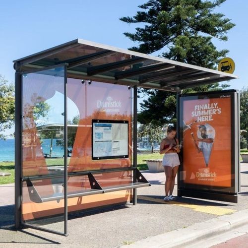 Многофункциональный навес бытового применения - JCDecaux - Mobilier Urbain - для общественных мест / для заправочной станции / для общественных учреждений