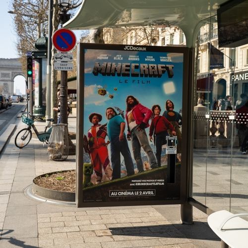 Напольный рекламный щит - JCDecaux - Mobilier Urbain - встраиваемый / LED
