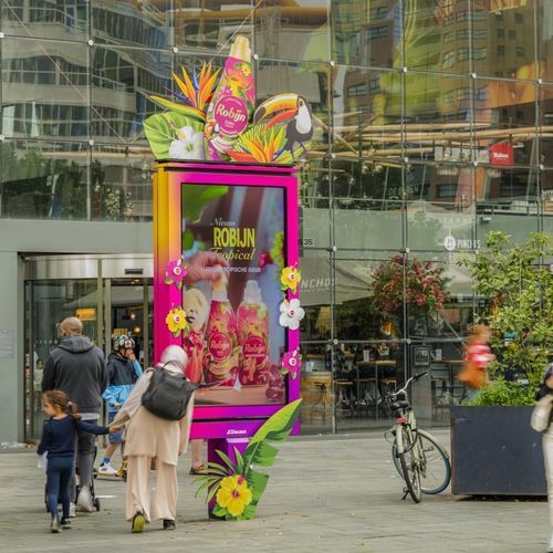 Рекламная стелла - JCDecaux - Mobilier Urbain - LED / с подсветкой / для наружного применения